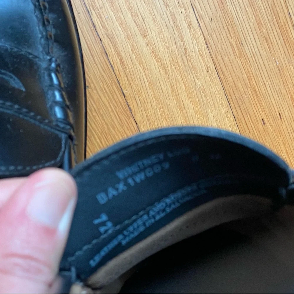 GH Bass weejuns Whitney lug black size women’s 8 - Picture 6 of 6